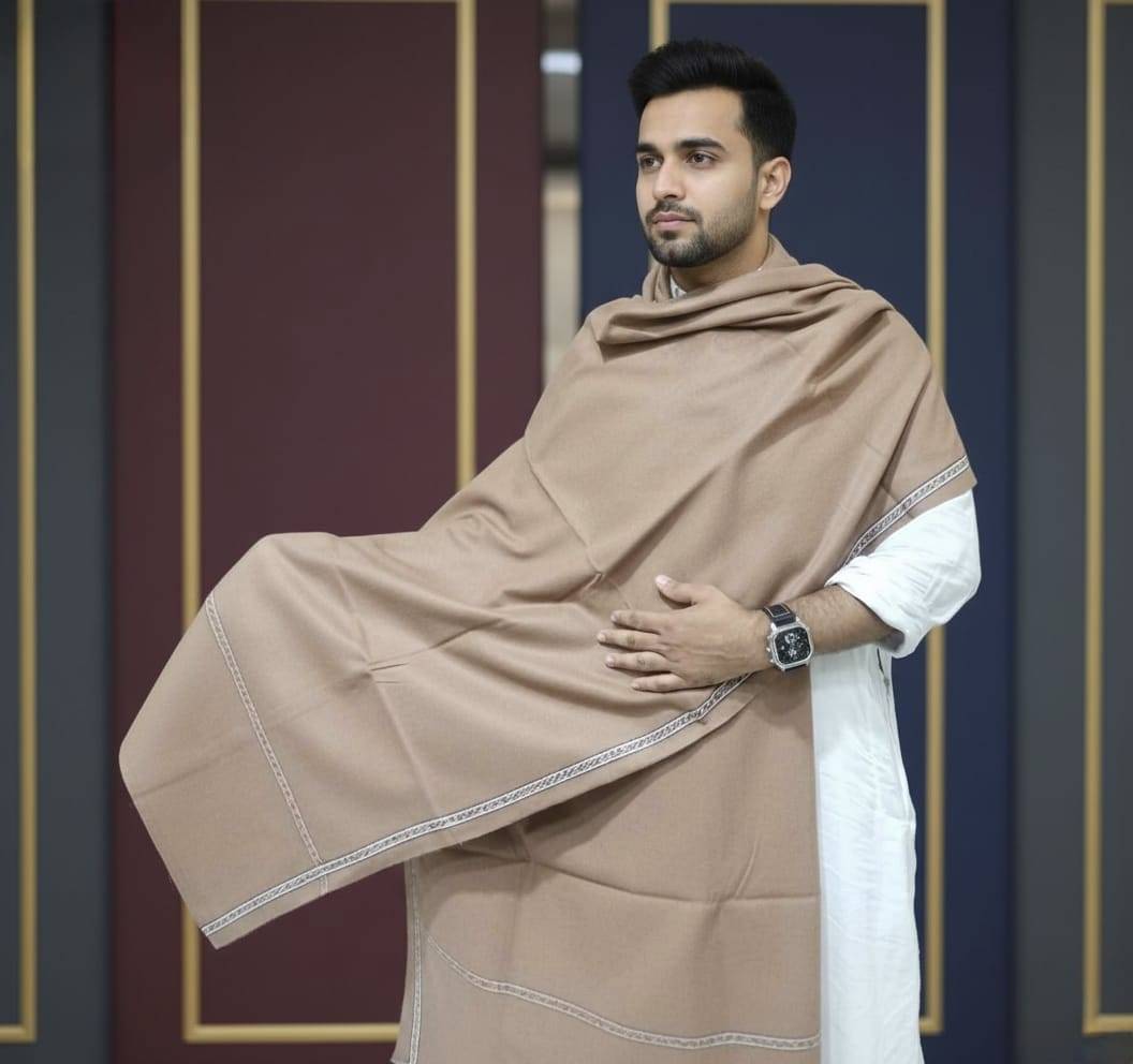 শীতের শাল - ডিপ ব্রাউন কালার | Winter Shawl